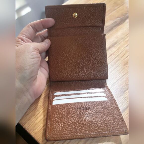 Burberrys VTG Leather Kisslock Wallet - Picture 8 of 11